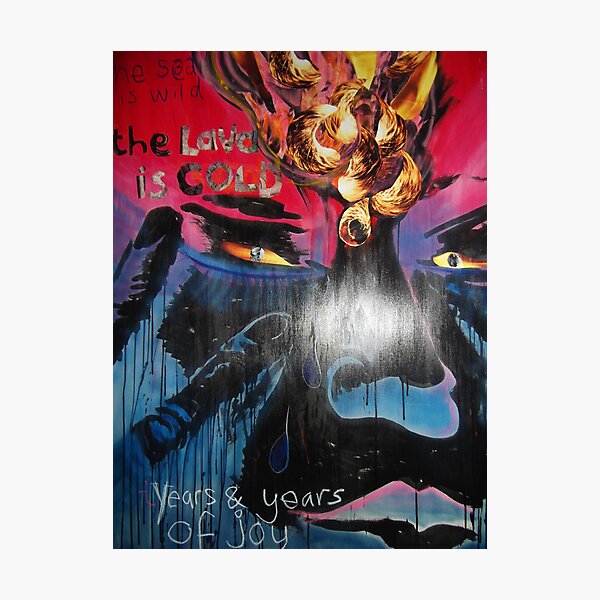 Miles on Fire Photographic Print