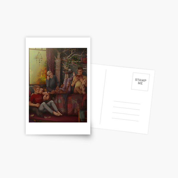 Copy of The Gangsey - Blue's room vers 2 Postcard