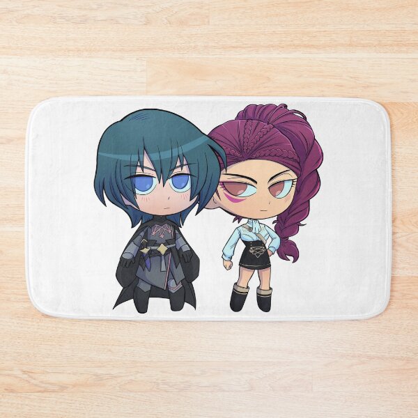 Item preview, Byleth (M!Byleth) and Petra - Fire Emblem Three Houses - Chibi Cuties designed and sold by kickgirl.