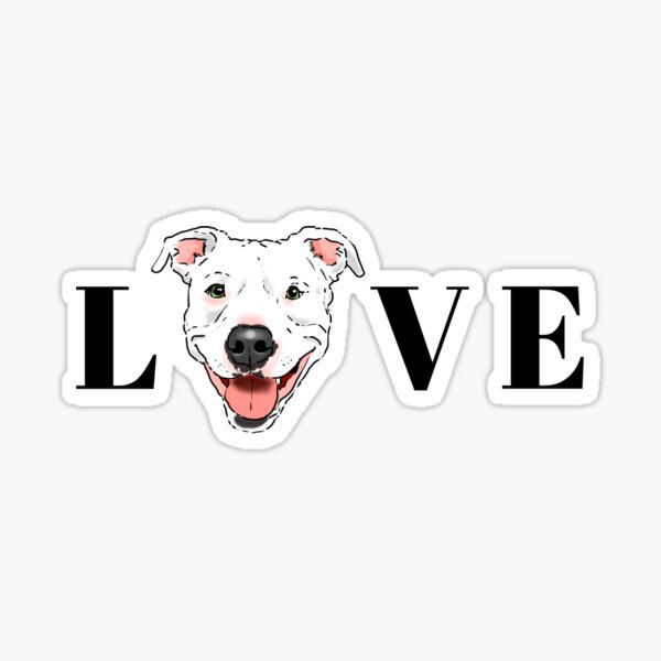 Item preview, Pit Bull Lover, Pit Bull Love, Graphic Pittie, Smiling Pittie, Cute Pittie designed and sold by Furkid Studio.
