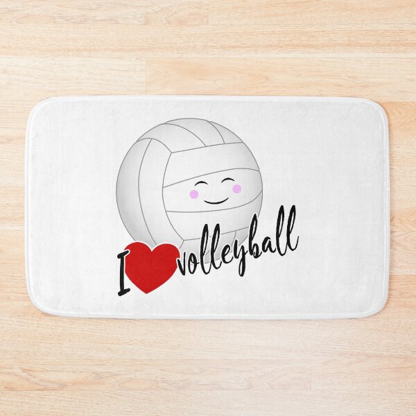 Item preview, Cute Kawaii I love volleyball designed and sold by katzdzynes.