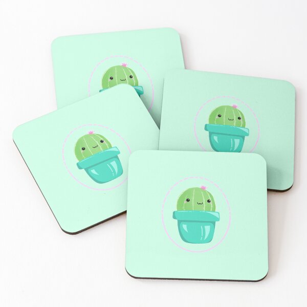 Item preview, Kawaii Cactus with border  designed and sold by dead-tired.