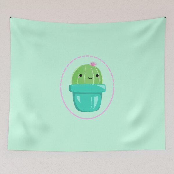 Item preview, Kawaii Cactus with border  designed and sold by dead-tired.