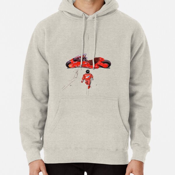 Shotaro Kaneda and his bike Pullover Hoodie