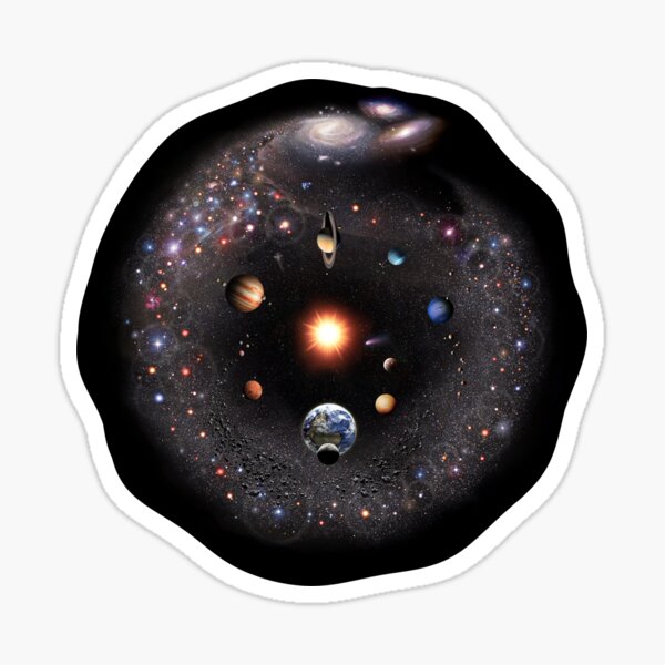 SOLAR SYSTEM AND OUR GALAXY! Sticker