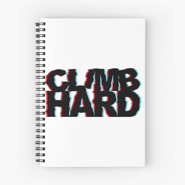 Item preview, Climb Hard (3D effect) designed and sold by AimlessWorks.