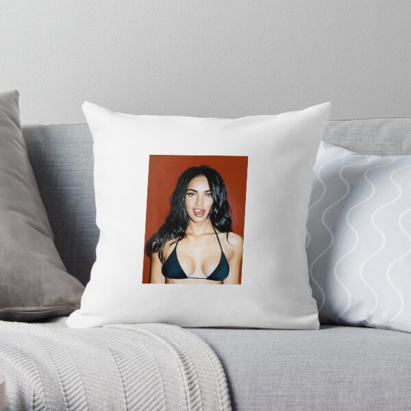 Megan Fox Throw Pillow