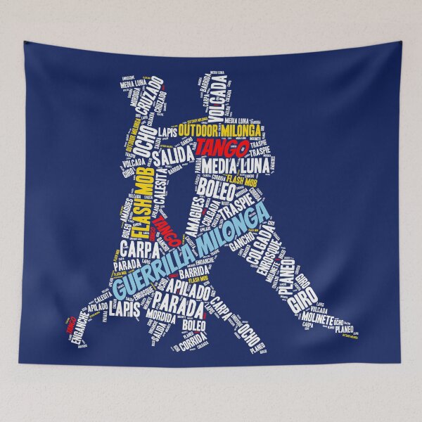 Item preview, Tango Guerilla Milonga Word Art designed and sold by infinitetango.