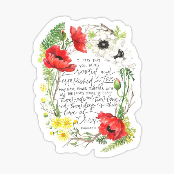 Item preview, Ephesians 3:17 designed and sold by karenbarrett.