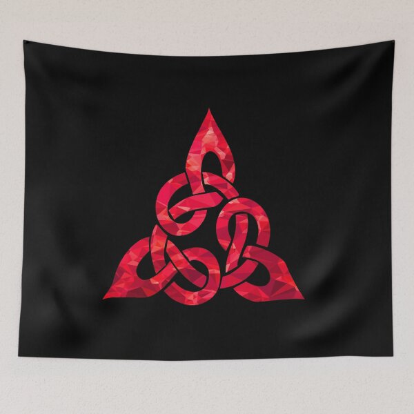 Item preview, Celtic knot of red polygons designed and sold by AndreasSteinweg.