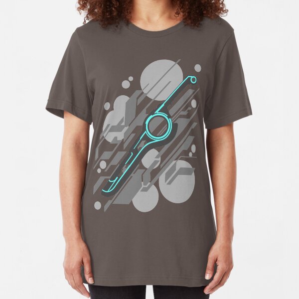 Monado Abstract (Grey) Slim Fit T-Shirt