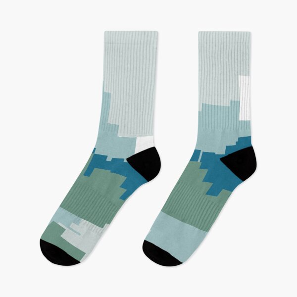 Item preview, Pixel blue landscape designed and sold by chubbyberry.