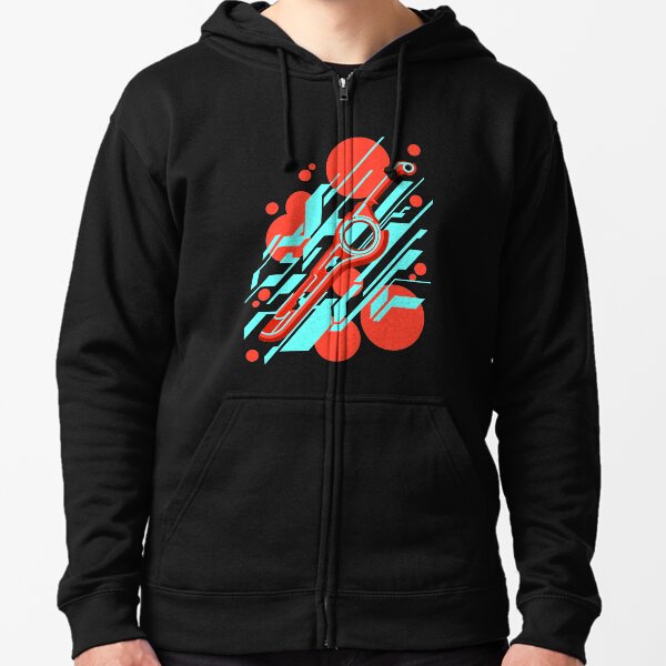 Monado Abstract Zipped Hoodie