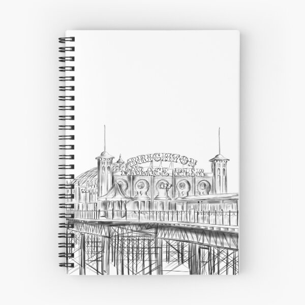 Item preview, Brighton Pier illustration - Brighton Palace Pier designed and sold by amyverse.