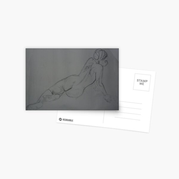 Supine Model Postcard