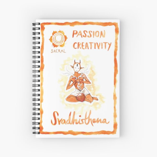 Item preview, Sacral Chakra Sprite designed and sold by Heather Malone Illustration.