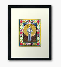 Icon of St. Maximilian Kolbe Framed Print