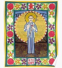 Icon of St. Maximilian Kolbe Poster