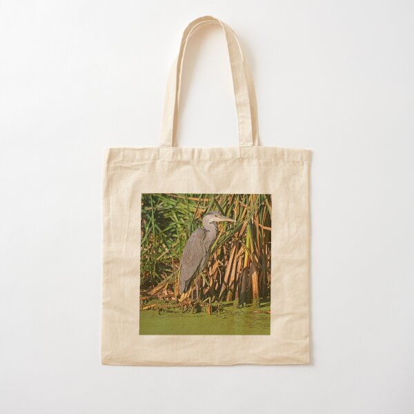Grey Heron, October 2019 Cotton Tote Bag
