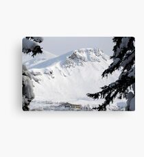 Ryounkaku Lodge, Tokachi Mountains, Hokkaido, Japan Canvas Print