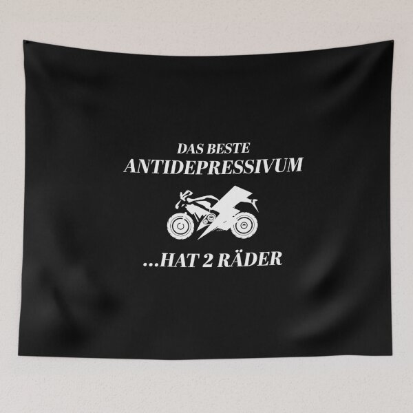 Item preview, Best Antidepressant Has 2 Wheels Biker Motorcycle designed and sold by MooonTees.