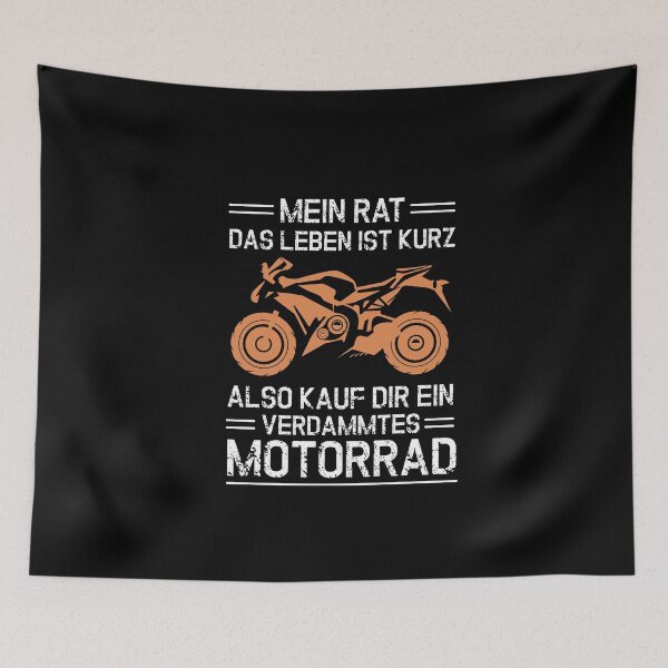 Item preview, Life Is Short Motorcycle Biker Two Wheel Bike designed and sold by MooonTees.