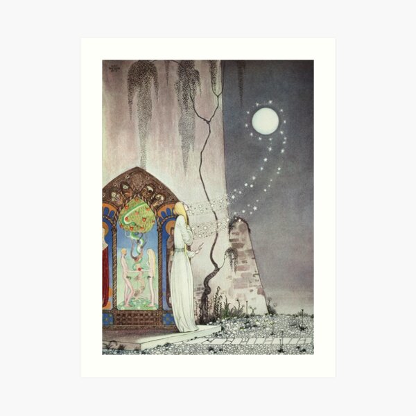Out Flew the Moon Art Print