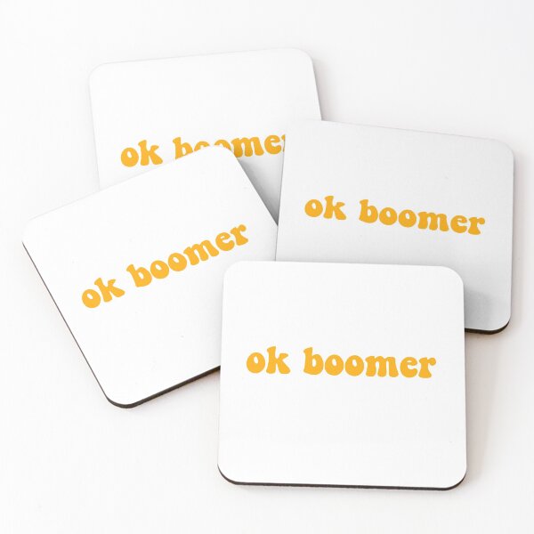 Item preview, ok boomer designed and sold by cool stickerz.