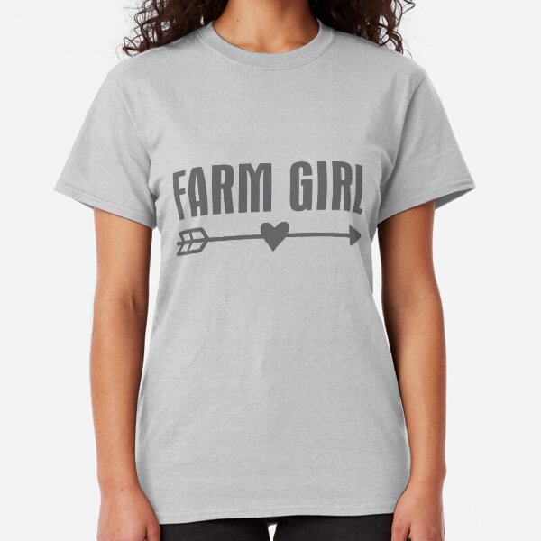 Just A Girl Who Loves Tractors and Christmas Funny Farm Girl Women Sweatshirt tee