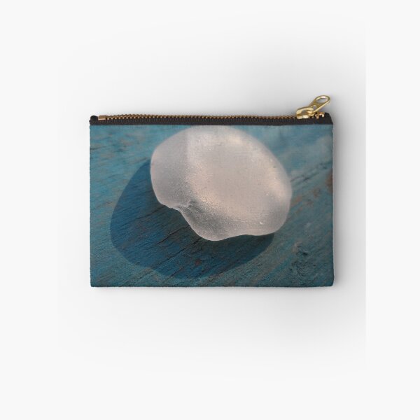 Item preview, White Sea Glass on Blue Wood designed and sold by Beachy.