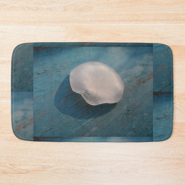 Item preview, White Sea Glass on Blue Wood designed and sold by Beachy.