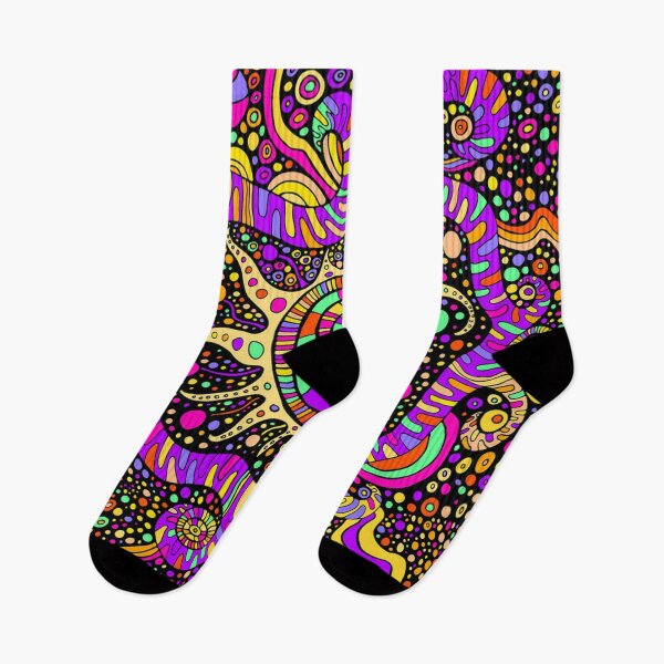 Item preview, Trippy UV Rave Tentacles Black Light Trip designed and sold by willybadu.