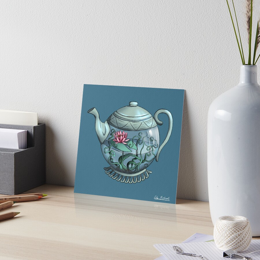 Chai Kettle Art Board Print for Sale by LeisurelyS