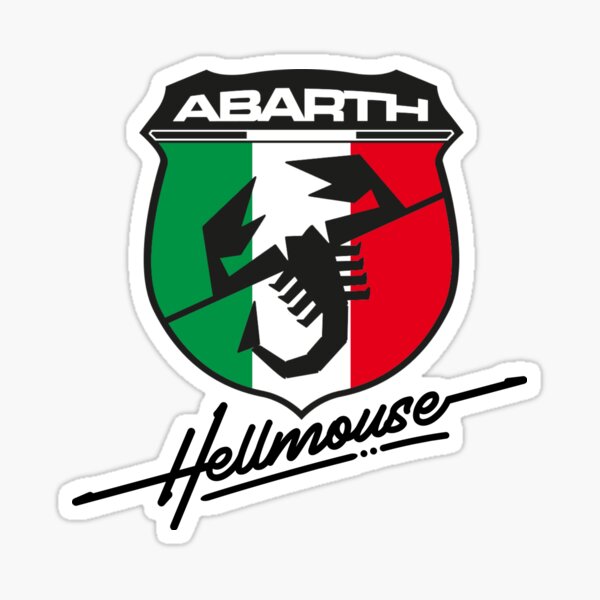 Fiat Hellmouse Abarth Design Sticker