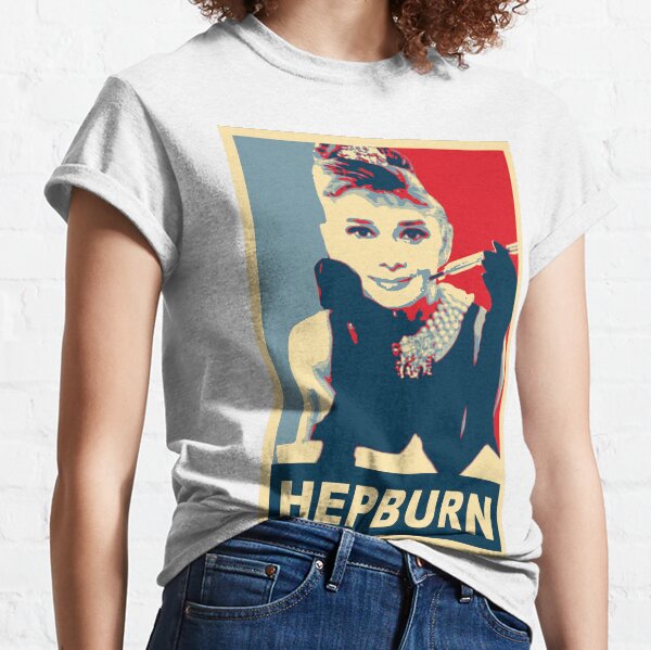 Audrey Hepburn Breakfast at Tiffany's Campaign Design Classic T-Shirt