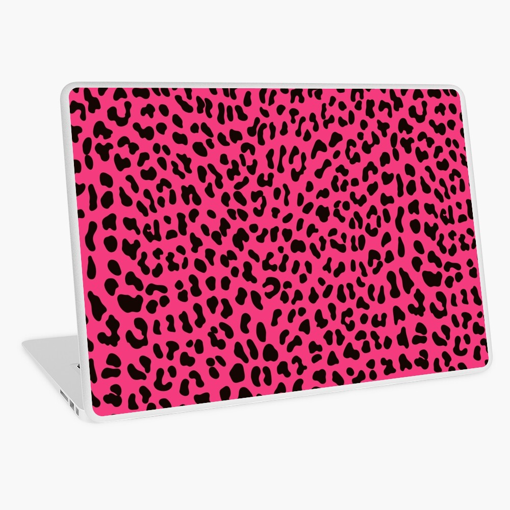 80s Punk Aesthetic Pink Leopard Animal Pattern iPad Case & Skin