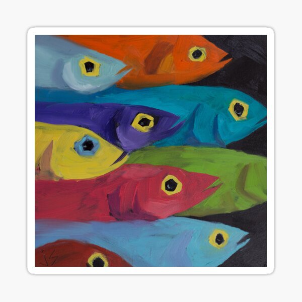Fish Fiesta! Sticker