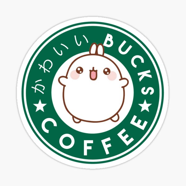 KawaiiBucks Coffee Japanese funny and cute Sticker