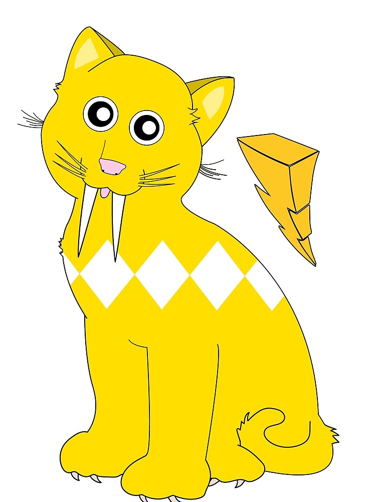 Thumbnail 3 of 3, Scarf, Power Rangers Yellow Ranger designed and sold by gypsysgem.