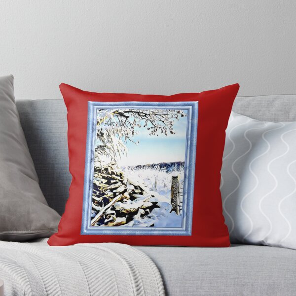 Item preview, Woodpile blanketed under snow designed and sold by DAscroft.