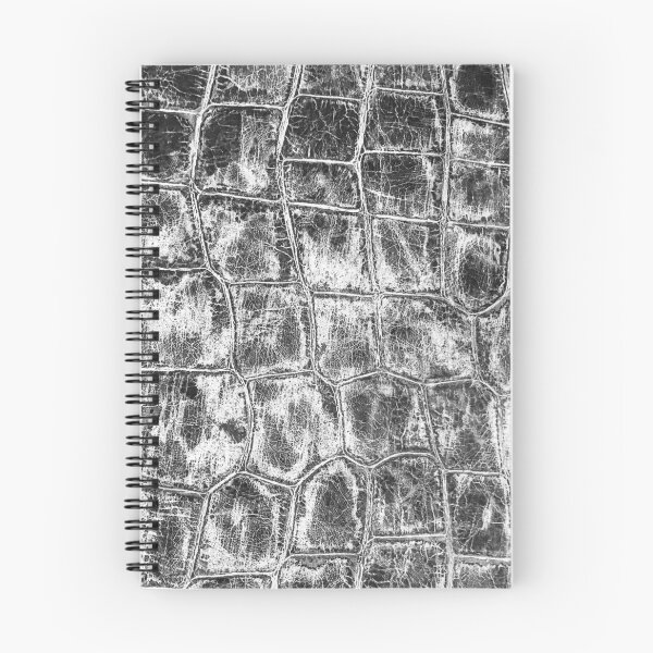 Item preview, Alligator Skin Black and White Worn Textured Pattern Animal Print designed and sold by AWYEZZA.