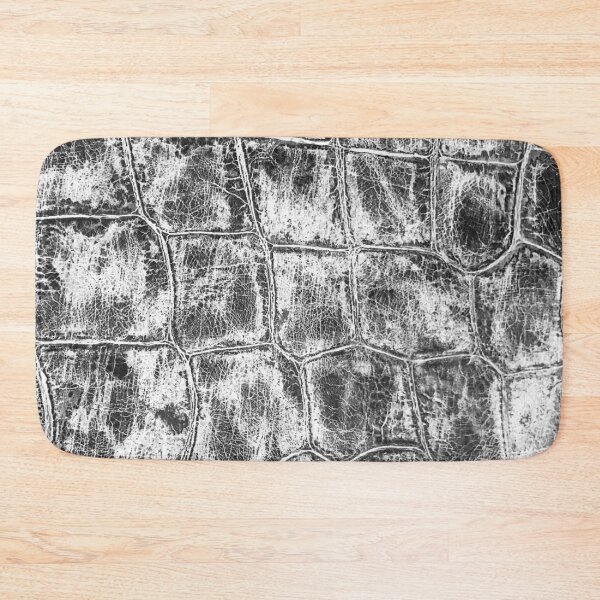 Item preview, Alligator Skin Black and White Worn Textured Pattern Animal Print designed and sold by AWYEZZA.