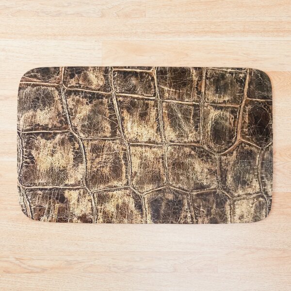 Item preview, Alligator Skin Tan and Brown Worn Textured Pattern Animal Print designed and sold by AWYEZZA.