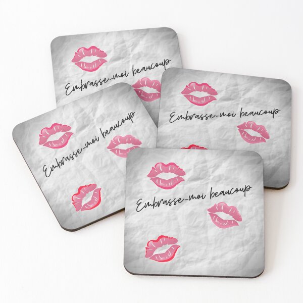 Item preview, Embrasse-moi beaucoup French Kiss Me A Lot  designed and sold by Purple Fern Art.