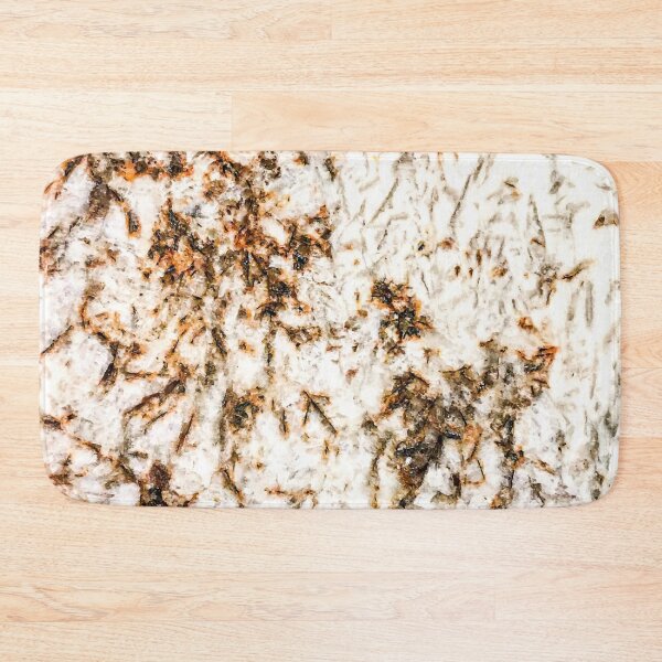 Item preview, Autumn Granite Orange and Brownish Natural Stone Patterns White Crystal Background designed and sold by AWYEZZA.