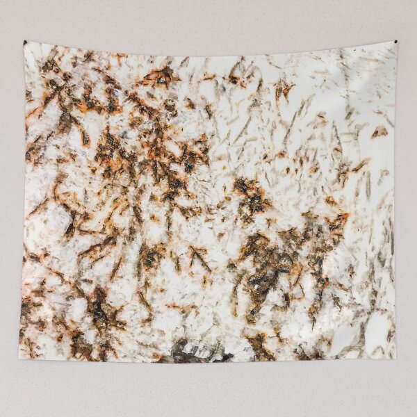 Item preview, Autumn Granite Orange and Brownish Natural Stone Patterns White Crystal Background designed and sold by AWYEZZA.