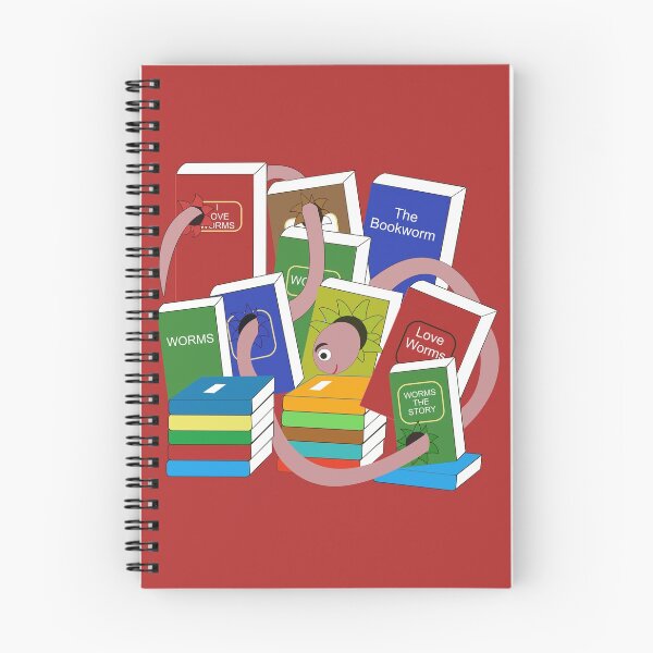 Item preview, the book worm designed and sold by designInk.