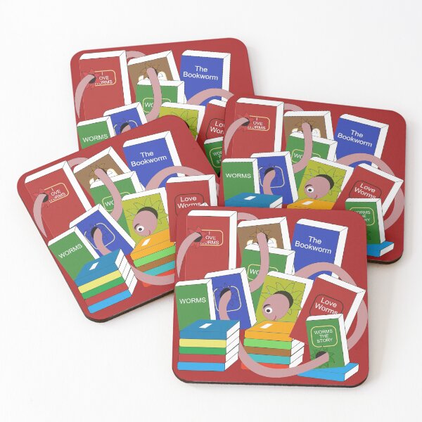 Item preview, the book worm designed and sold by designInk.