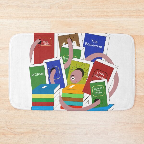 Item preview, the book worm designed and sold by designInk.