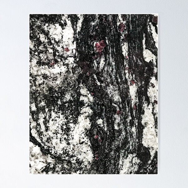 Item preview, Black Web Dripping Red Speckled Granite Stone Texture designed and sold by AWYEZZA.